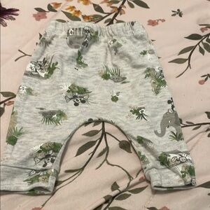 Disney Gray Sweatpants with Jungle Print